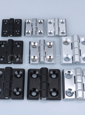 CL218-1-2-3电柜箱柜铰链 机箱柜合页HL050-3 CL226-3 40*40 白色