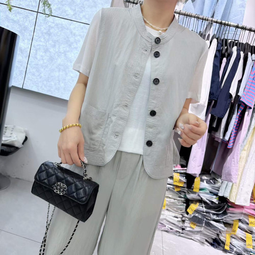 宜语析6222夏加大码两件套女上衣