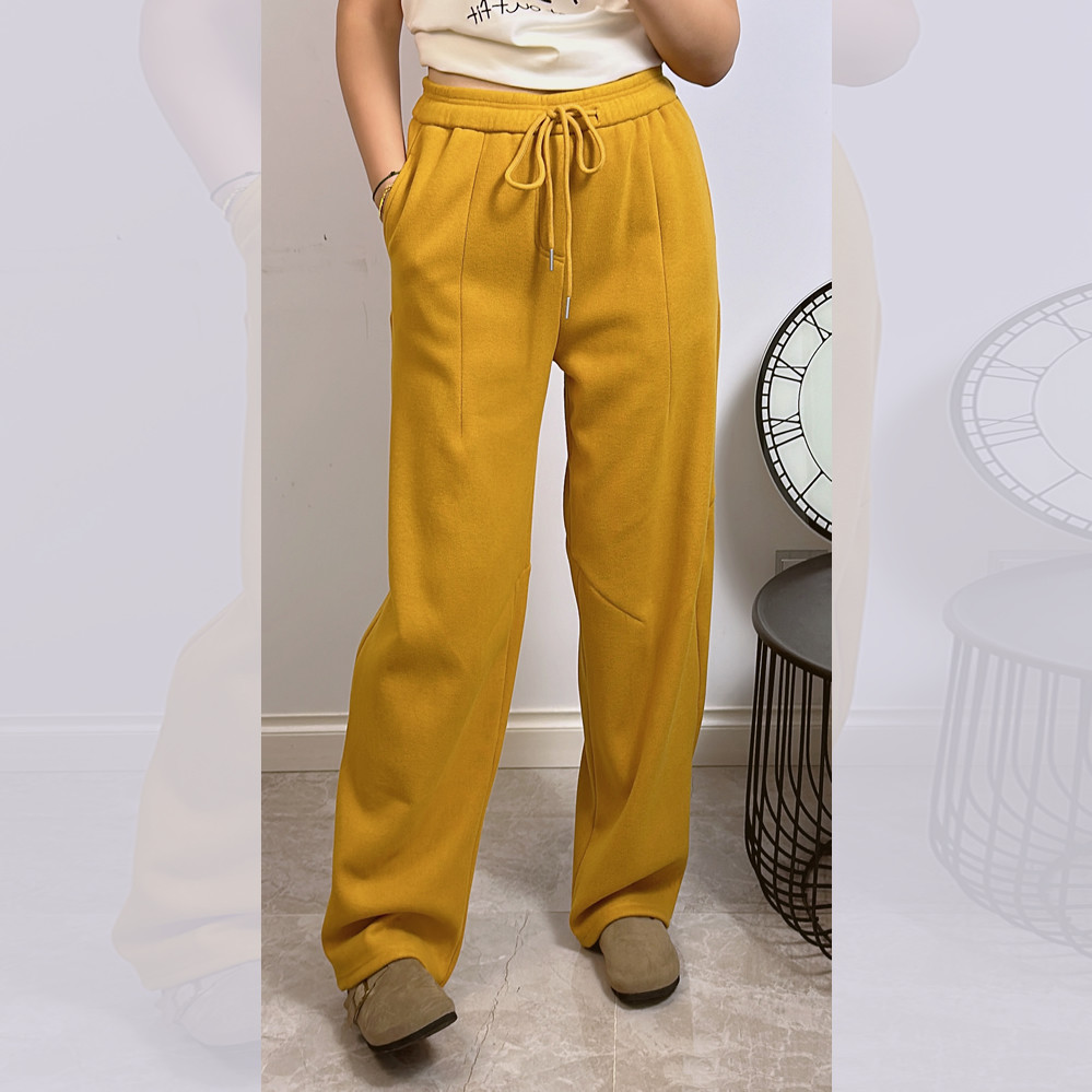 宜语析5862冬大码加绒弯刀裤女 190斤胖妹mm松紧带中高腰休闲长裤,女装/女士精品,大码裤装,淘宝优惠券,粉丝福利购,淘宝优惠卷