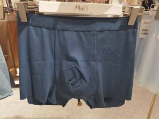 40720140 平角中腰内裤 曼家正品 棉质无痕透气宽腰头亲肤男士