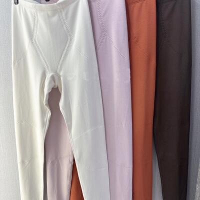 女士厚型中腰舒适亲肤膝盖双层护膝打底保暖裤20210552