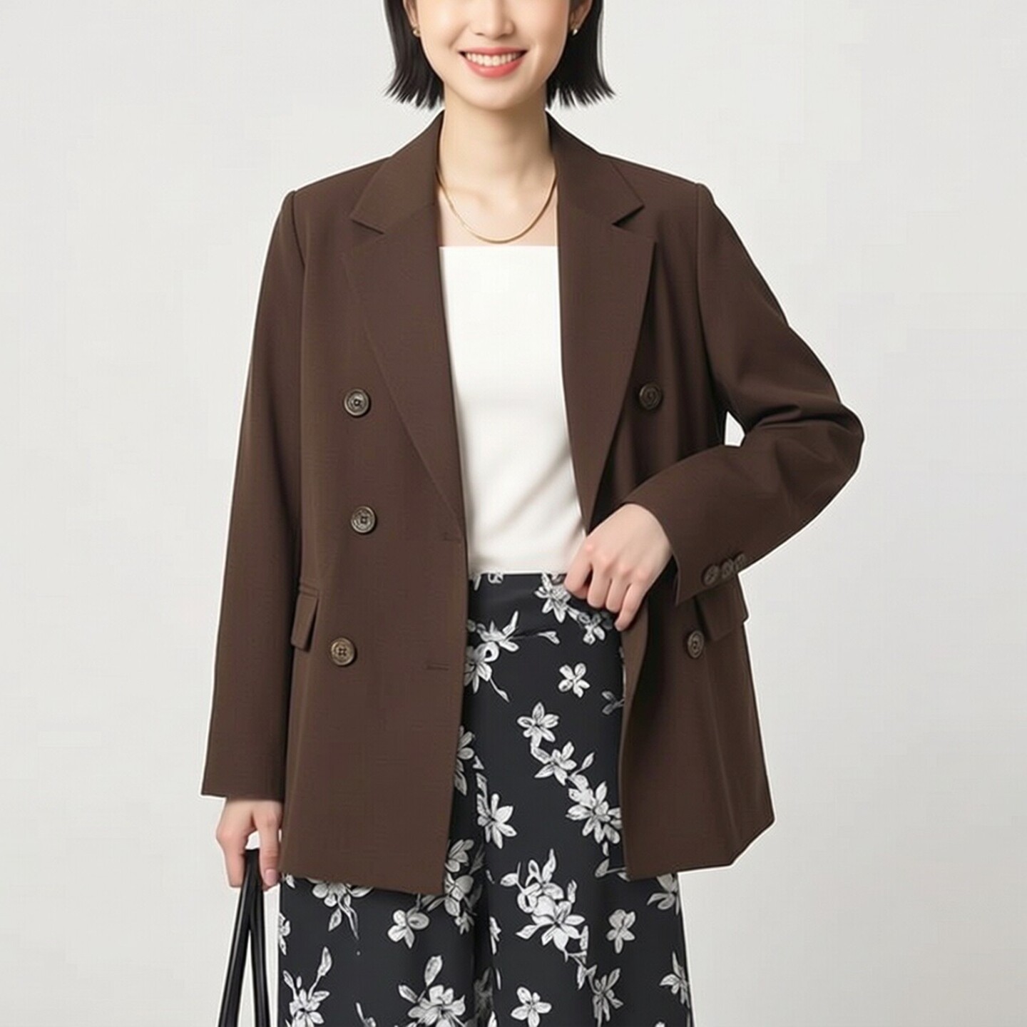 早春独特漂亮通勤时尚宽松休闲亚麻上衣西装女款夏季外套薄款正装