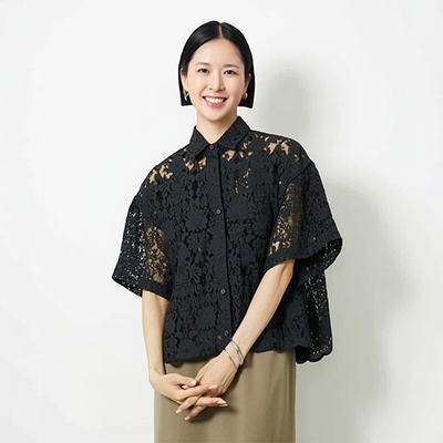 数字家蕾丝短上衣轻薄衬衫披肩外搭开衫外套高级感女2025夏季新款