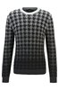 quality goods Hugo Boston HUGO BOSS man Gradient color houndstooth Socket Sweater 50411481