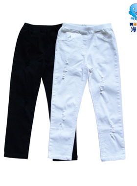 海威迩童装2023年春夏新品女中大童弹力梭织合体薄长裤184196 170