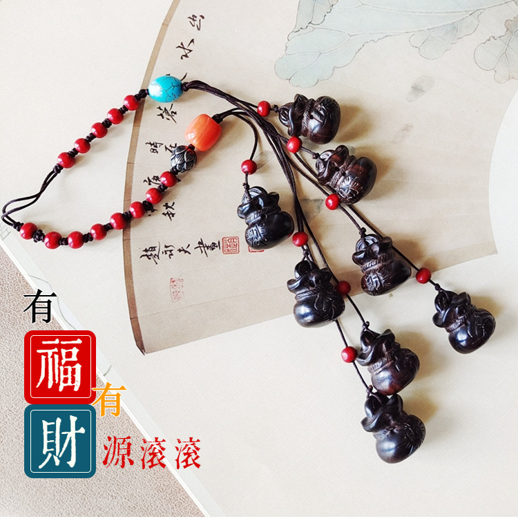 财源滚滚福运满满镇店之宝福袋挂