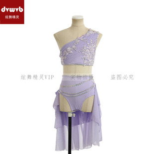 T145 艺术体操服健美竞技比赛技巧服现代舞表演服定制儿童成人女款