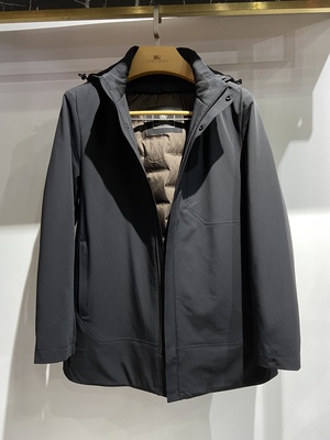 男士轻便羽绒服 90白鹅绒 YKK进口拉链 脱卸内胆帽 不跑绒 非厚款