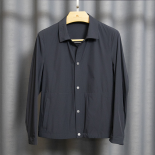 翻领短款 年轻商务 细腻亲肤微弹春夏抗皱夹克 轻薄夹克 依文EVE