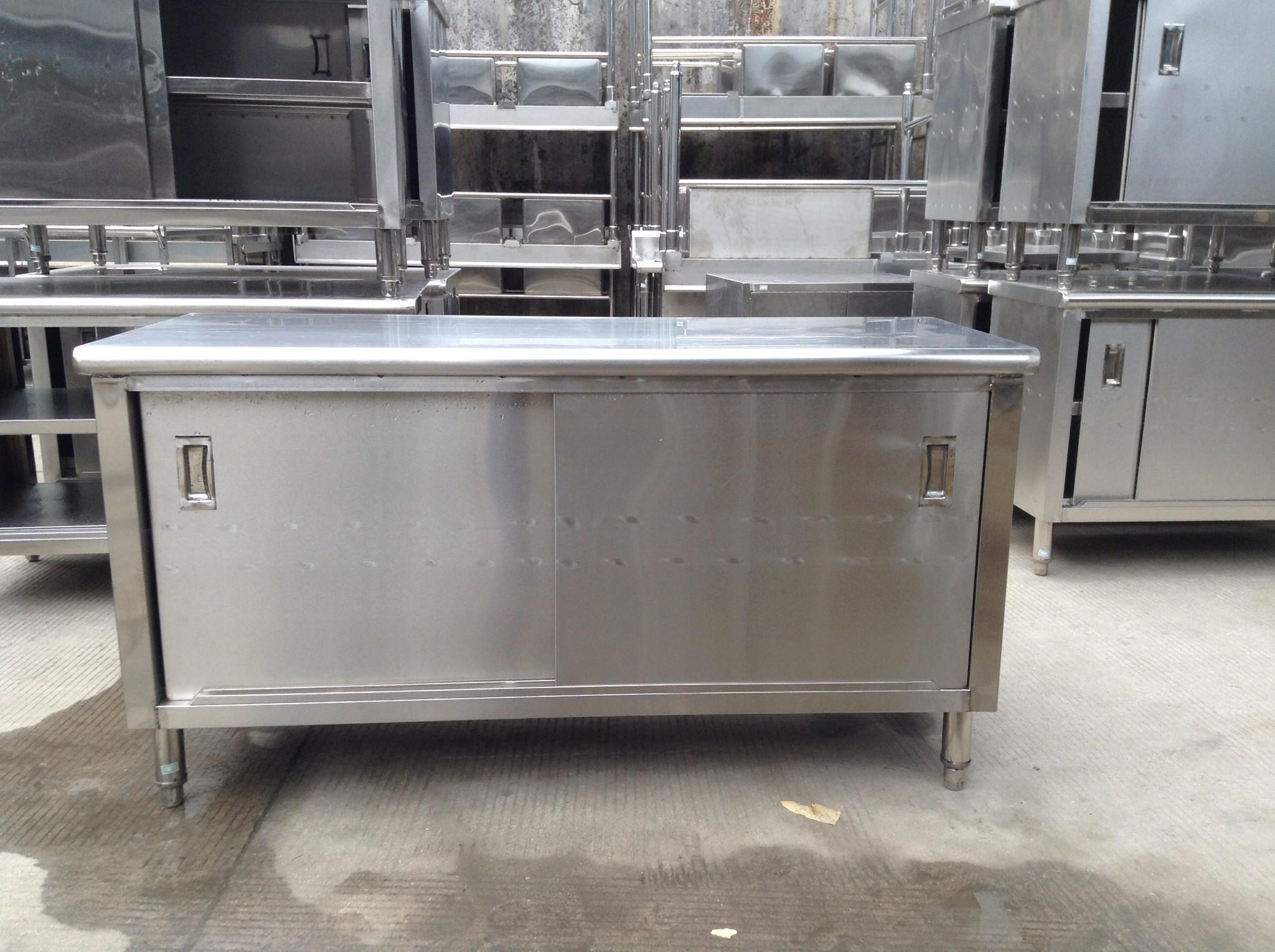 拉门工作台 厂家直销 不锈钢操作台 酒店饭店食堂商用厨房设备