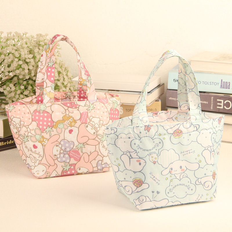 可爱新款日式保冷饭盒袋手提包