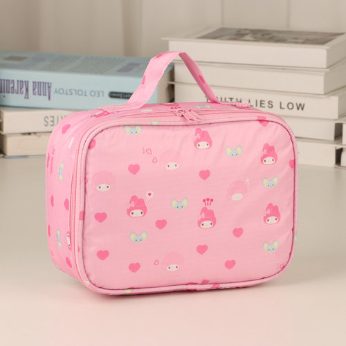 卡通可爱美乐蒂手提化妆品收纳包