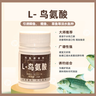 L-鸟氨酸鱼饵打窝散炮钓饵鲤鱼野钓鲫鱼青鱼专用黑坑打窝料鱼食