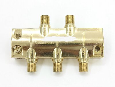 美国Radioshack四路闭路电视分支器