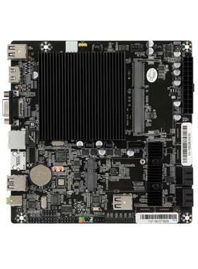 四核J1900 mini-itx电脑主板 双千网口 多硬盘接口 NAS存储黑群晖