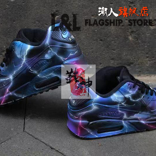 [不含鞋]LL潮人手绘空军军纯手工定制AJ球鞋定制DIY 匠心绘制彩绘