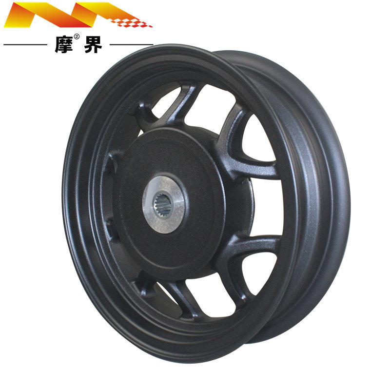 适用豪爵VS125 HJ125T-22/22A踏板车前后钢圈轮毂轮框轮圈铝轮