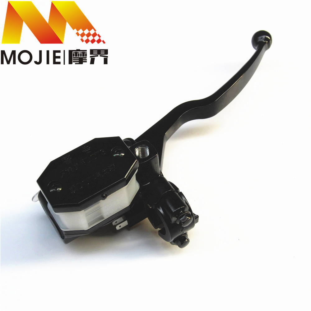 适用豪爵迪爽HJ150-9/9A前制动油缸碟刹油泵刹车上泵手把镜座