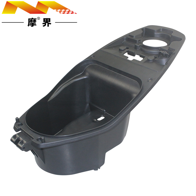 适用豪爵新喜之星HJ100T-7E/7F踏板车原装头盔箱座桶坐垫箱工具箱