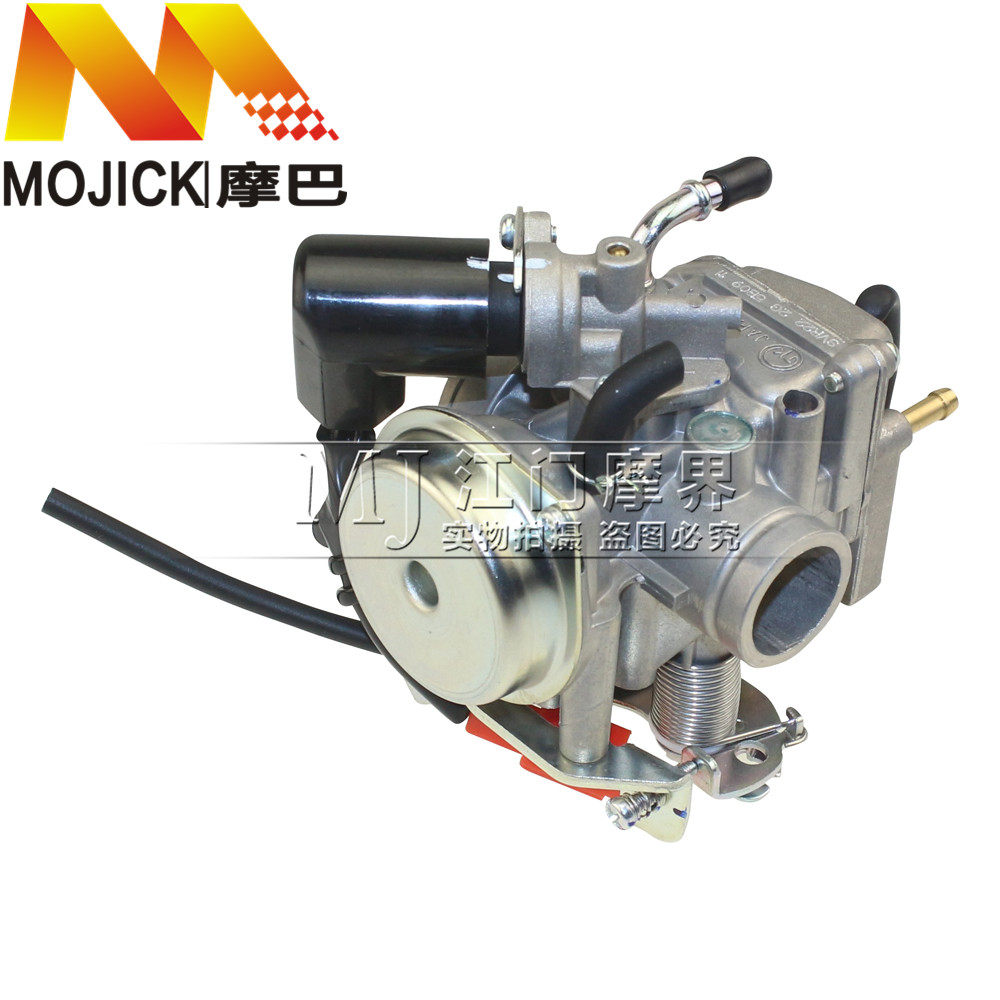 摩巴原装配件适用于豪爵灵迪HJ125T-18/18A/18E/18F化油器总成