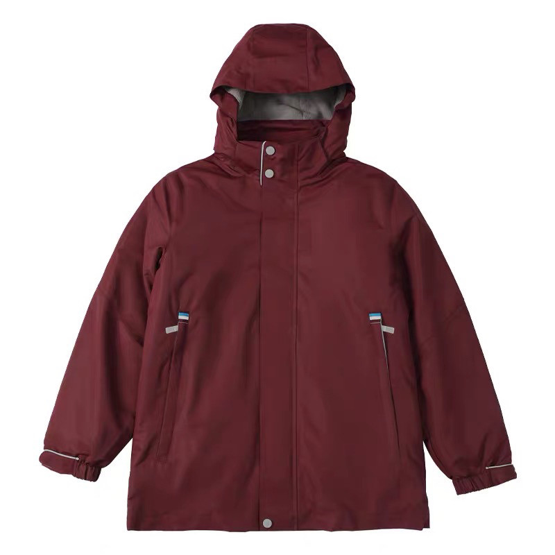 郑州市第二中学冬季同款校服枣红校服/园服