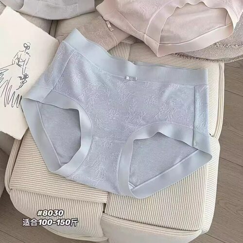 秋冬茸暖内裤透空提花8030