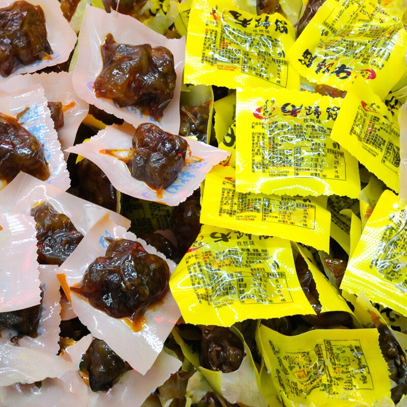 文特牛蹄筋内蒙古特产牛蹄筋独立包装休闲零食香辣孜然酱香牛蹄筋