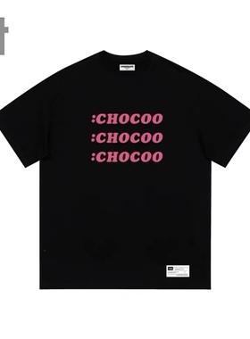 CHOCOOLATE情侣男装圆领短袖T恤2025夏新款潮流活力半袖女002830