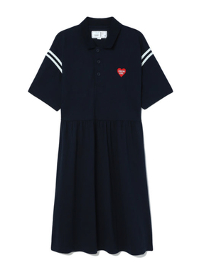 CHOCOOLATE女装短袖连衣裙2025春季新品活泼少女长裙1714XUI