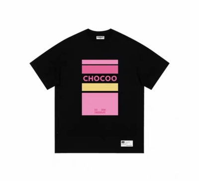 CHOCOOLATE情侣装圆领短袖T恤2025夏季新款潮流活力半袖002820