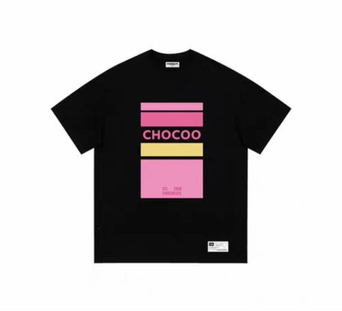 CHOCOOLATE情侣装圆领短袖T恤2025夏季新款潮流活力半袖002820