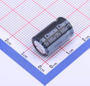 RL1E681MG160Z40CV0 直插铝电解电容 680uF 25V 原装现货