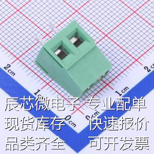 EH508-140S02ASM1 螺钉式接线端子 5.08mm 1x2P 排数:1 每排P数:2