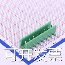 HT508R-5.08-8P 插拔式接线端子 板端/插座-开口 5.08mm 排数:1