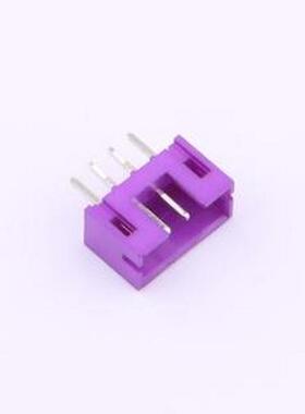 HC-PH-4A-P-K-10 线对板/线对线连接器 2mm 1x4P 紫色直插 紫色