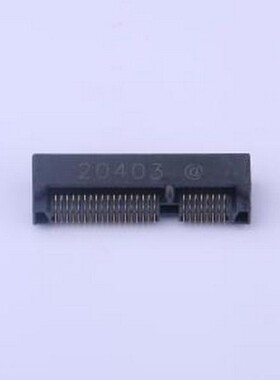 PCIE-52P56H 金手指连接器 0.8mm P数:52P SMD,P=0.8mm,卧贴原装