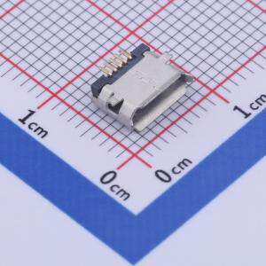920-D52A2021S10103 USB连接器 Micro-B 母座 卧贴 有边无柱SMT端