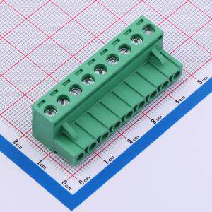 MX2EDGK-5.08-GN01-09P-Cu-Y-A 插拔式接线端子 1x9P 5.08mm 排数
