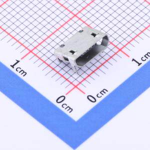 USB-MR-D-019 USB连接器 Micro-B 母座 卧贴 原装现货