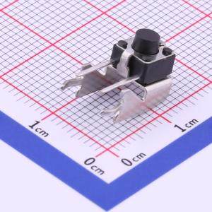 UK-B0209-2-G5.5-250 轻触开关 6*6*5.5mm 卧插 轻触开关 原装现