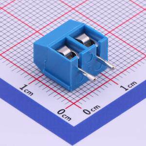 XY301V-A-5.0-2P 螺钉式接线端子 5mm 1x2P 排数:1 每排P数:2 直