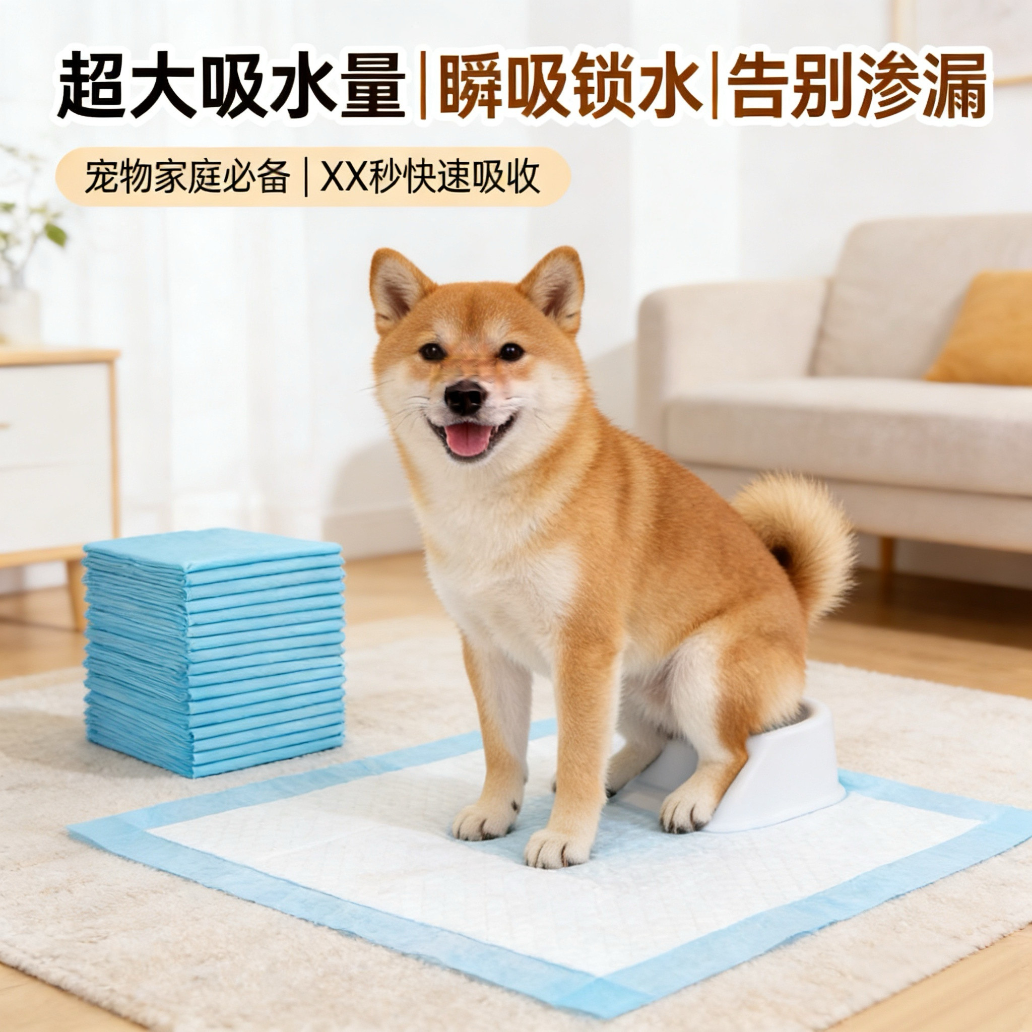 狗狗尿垫尿片宠物用品厕所除臭吸水垫尿不湿加厚100片一次性尿布,宠物/宠物食品及用品,尿片/尿垫/护垫,淘宝优惠券,粉丝福利购,淘宝优惠卷