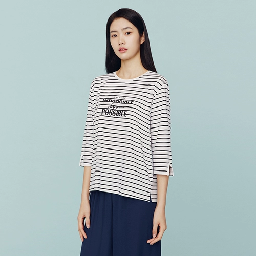 Хлопковая летняя тонкая футболка, свободный крой