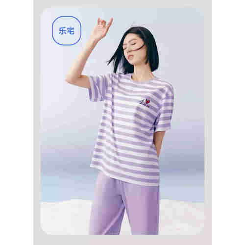 中裤家居服凉感抗菌冰泉棉短袖