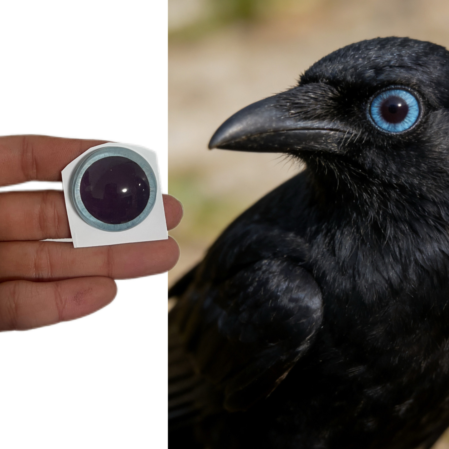 乌鸦兽头兽装标本玩偶半球玻璃眼睛毛毡动物圆瞳仿真眼捏捏福瑞,模玩/动漫/周边/娃圈三坑/桌游,furry福瑞/兽装,淘宝优惠券,粉丝福利购,淘宝优惠卷