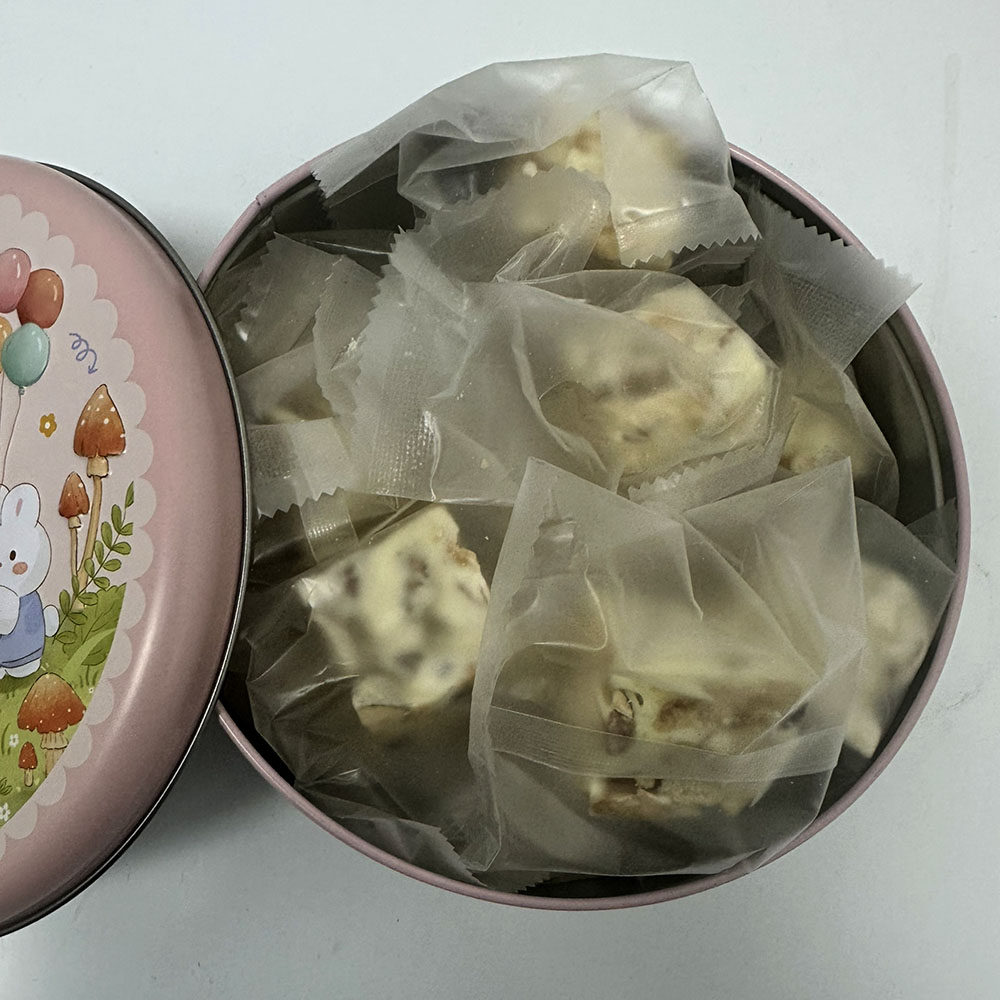 手工现做双旦元旦新年好吃雪花酥大曲奇铁罐礼盒送礼赞