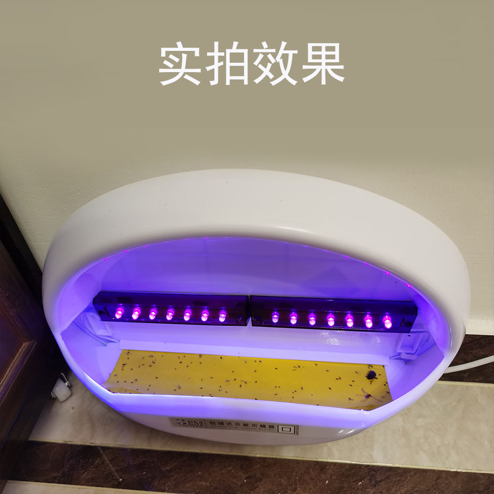 SMALL AND BEAUTIFUL SILENT ENVIRONMENTAL PROTECTION LED STICKY MOSQUITO KILLER LAMP FLY TRAP ARTIFACT RESTAURANT HOTEL SPECIAL PURPLE LIGHT MOSQUITO FLY LAMP