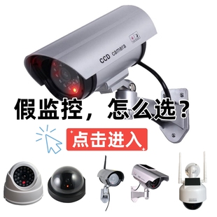 假监控器仿真摄像头假摄影头门口太阳能防贼监控灯带语音声音报警