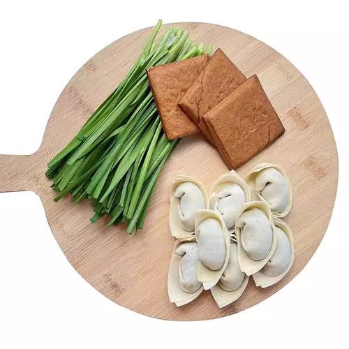 荞麦黑皮韭菜鲜肉两盒手工现包