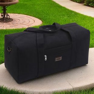 大容量帆布旅行包手提行李袋收纳出差旅游包户外单肩行李包打工包